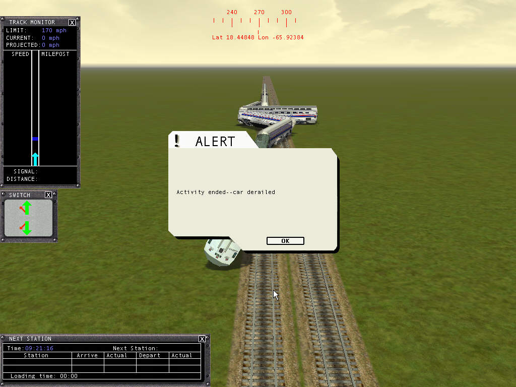 Message Areas - "alert help me!! new route" – image 1