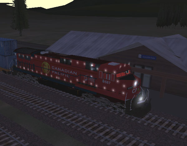 Message Areas - "Merry Xmas all - Xmas loco skin" – image 1