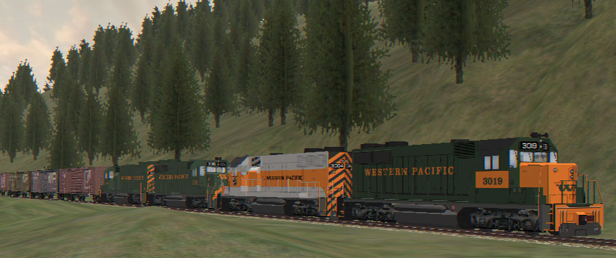 Message Areas - "Western Pacific GP 35's" – image 1