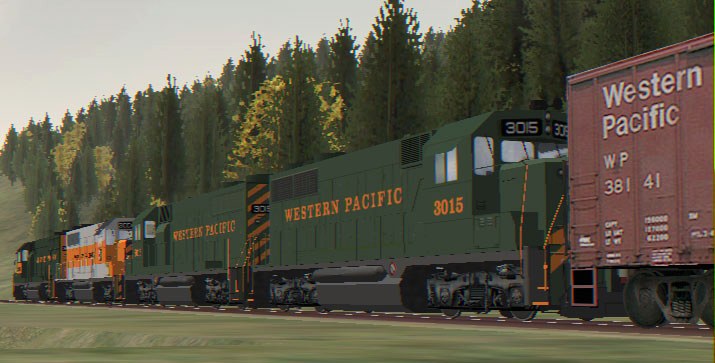 Message Areas - "Western Pacific GP 35's" – image 3