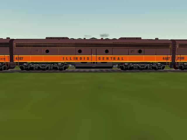 Message Areas - "Illinois Central E8 B units" – image 2
