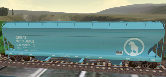 Message Areas - "Great Northern Blue Sky hopper" – image 1