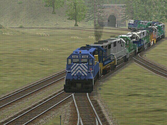 Locomotive Action SD40s Ohio Rails – image 3