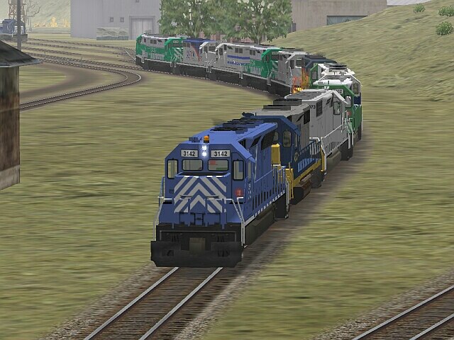 Locomotive Action SD40s Ohio Rails – image 13