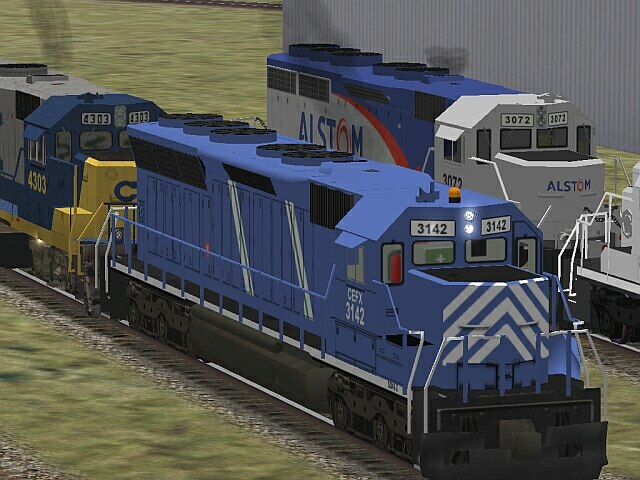 Locomotive Action SD40s Ohio Rails – image 18