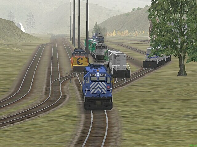 Locomotive Action SD40s Ohio Rails – image 23