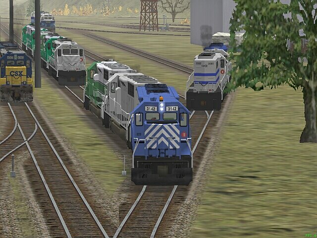 Locomotive Action SD40s Ohio Rails – image 26