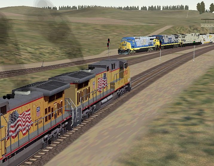 UP Intermodal on Crawford Hill – image 2