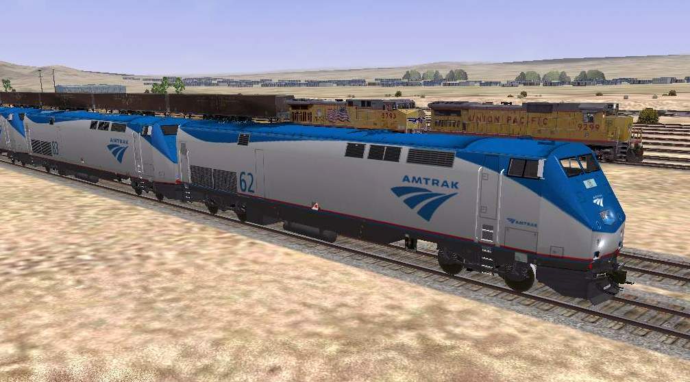 Amtrak at desert – image 2