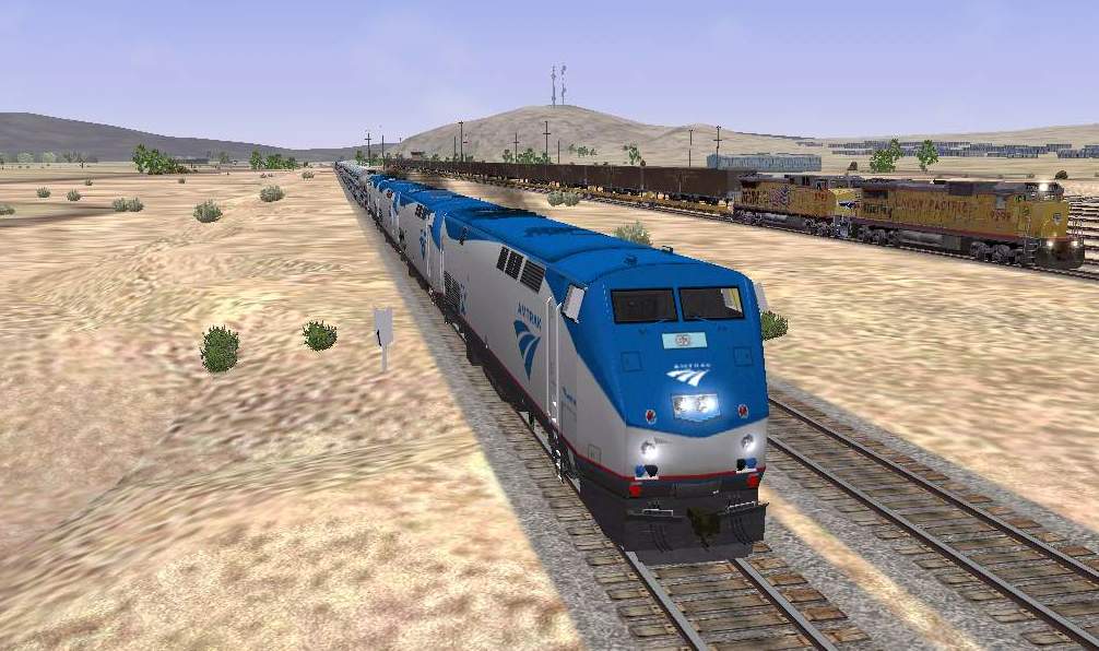 Amtrak at desert – image 3