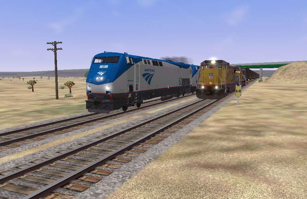 Amtrak at desert – image 5