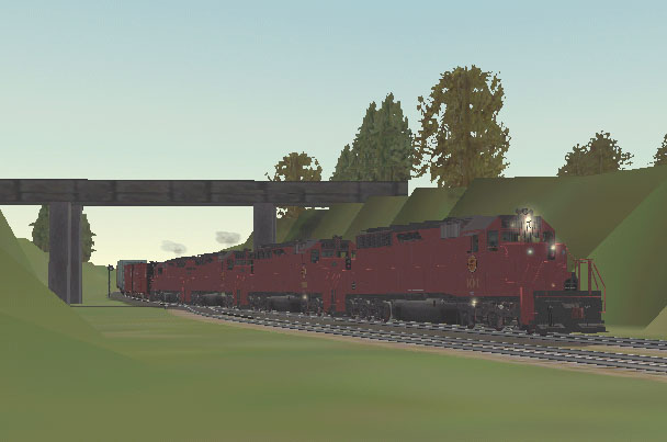 Northwestern Illinois 1967 : CGW SD 40s – image 2