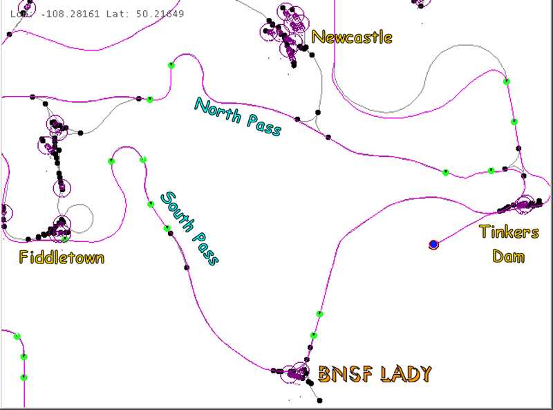 BNSF Lady checks out BNSF Lady on PO&N 9 – image 2
