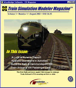 Announcing Woodbridge's Train Simulation Craftsman Magazine – image 1